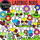 Ladybug Clipart Buds {Insect Clipart}