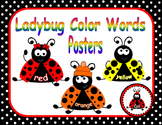 Ladybug Color Word Posters