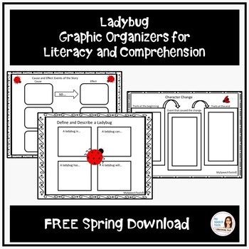 Preview of FREE Ladybug Graphic Organizers