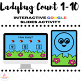 Ladybug Count to 10 Digital Activity (Google Slides)