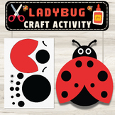 Ladybug Craft Cut & Paste Activity: Spring March Crafts Ac