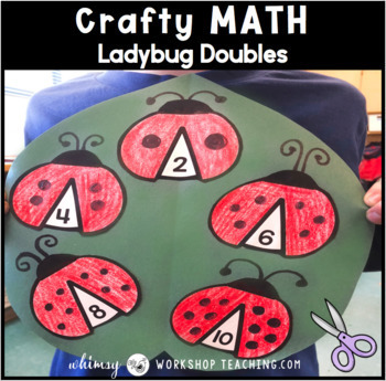 Preview of Ladybug Doubles Craft - Simple No Prep Math Crafts