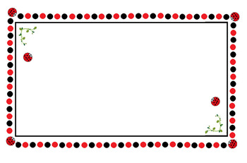 Preview of Ladybug Ladybird Challenge Card Template
