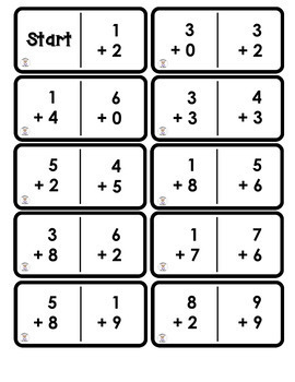 Math Facts Practice - Ladybug, Ladybug Add Your Way Home plus Dominoes