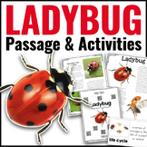 Ladybug Life Cycle, Animal Research Nonfiction Reading Pas