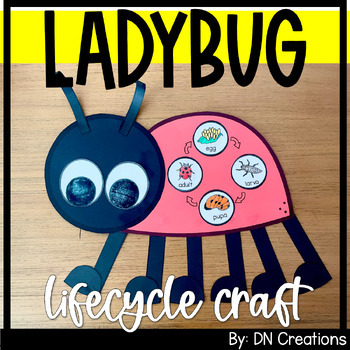Preview of Ladybug Life Cycle Craft  l Ladybug science l Ladybug Craft