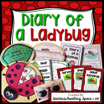 Preview of Ladybug Life Cycle  |  Diary of a Ladybug Writing Project & More