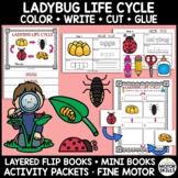 Ladybug Life Cycle- Layered Flip Book, Mini Book, Activity