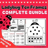 PK-2 Ten-Frame Bundle with Ladybug Theme