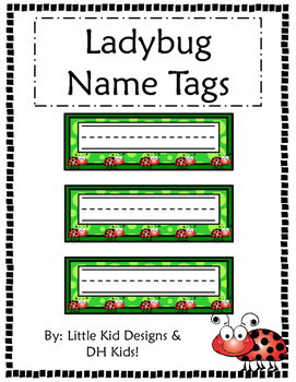 Ladybug Name s Printable Name s By Little Kid Designs Tpt