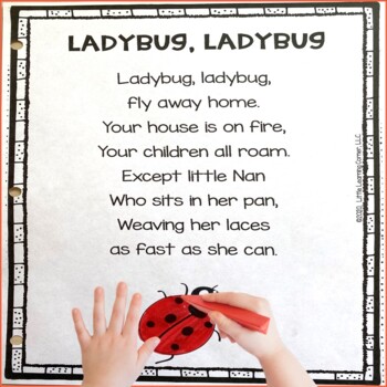 Preview of Ladybug Poem for Spring and Summer Bug Lessons