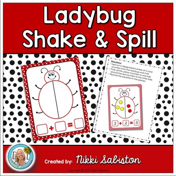 Ladybug Shake and Spill Math Mat