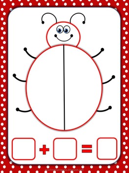 Ladybug Shake and Spill Math Mat by Teaching in Progress | TpT