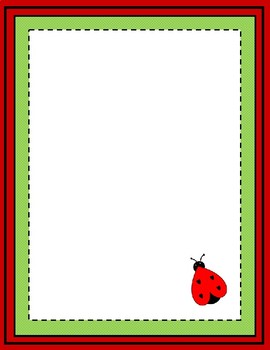 Ladybug Sheets by Moore To Read | TPT