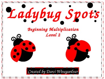 Preview of Ladybug Spots: Beginning Multiplication Level 2