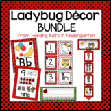 Ladybug Theme Classroom Decor BUNDLE