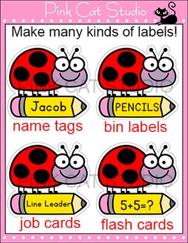 Labels for Daycare  Ladybug Daycare Labels