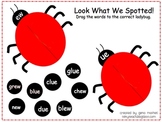 Ladybug Word Sort for SMART board