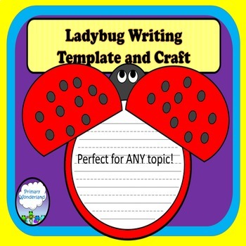 Ladybug Kindergarten Writing Template