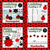 Ladybugs Doubling to 20 Maths Resources Bundle