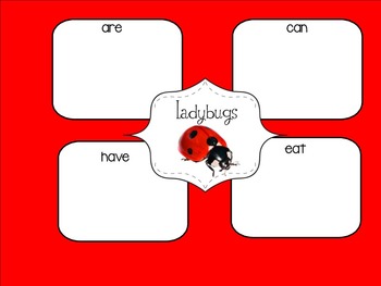 Preview of Ladybugs Graphic Organizer