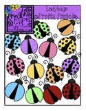 Ladybugs Pretty Pastels {Creative Clips Digital Clipart}