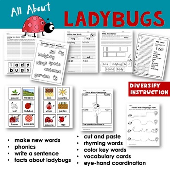 Ladybugs | Read and Learn | Math and Literacy | Reading by MrsQuimbyReads