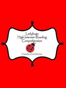 Preview of ELA Bell Ringers Non-fiction for Upper Elementary/Middle School: Ladybugs