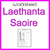 Laethanta Saoire - Worksheet