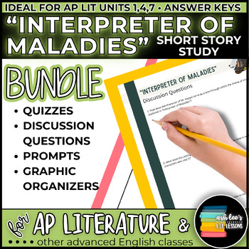 Preview of Interpreter of Maladies | Lahiri | Short Story Unit BUNDLE | HS ELA and AP Lit