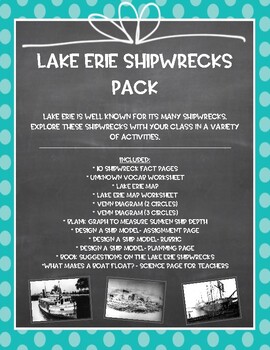 Preview of Lake Erie Shipwrecks Pack