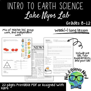 Preview of Lake Nyos Lab (Introduction to Earth Science-Density)