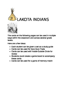 Preview of Lakota - American Indians