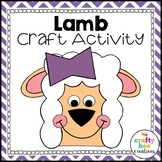 Easter Lamb Craft Farm Animal Activities Mary Had a Little