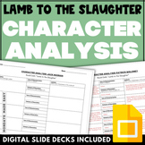 Lamb to the Slaughter Character Analysis - Graphic Organiz