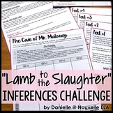 Lamb to the Slaughter Roald Dahl Inferences Challenge - Pr