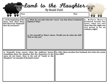 lamb to the slaughter summary and analysis