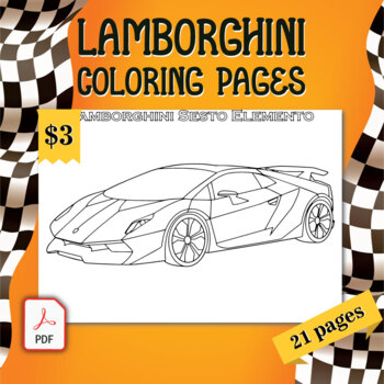 lamborghini coloring pages 21 printable coloring sheets 8 5 x 11 inches