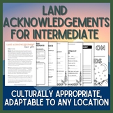 Land Acknowledgements for Intermediate Grades