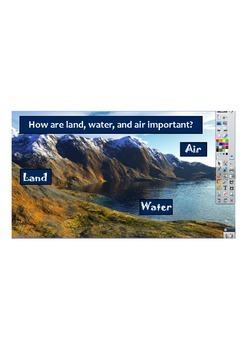 Preview of Land, Air and Water Science Flipchart for ActivInspire