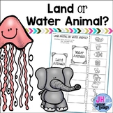 Land And Water Animals Worksheets & Teaching Resources | TpT