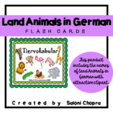 Land Animals in German- Flash Cards