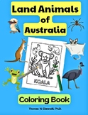 Land Animals of Australia Coloring Book