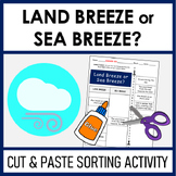 Land Breeze or Sea Breeze | Cut and Paste Sorting Activity