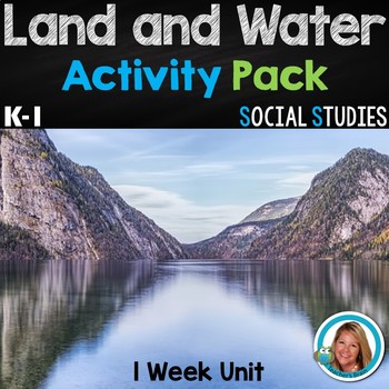 Preview of Land and Water Activities for Kindergarten and 1st Grade Week Unit