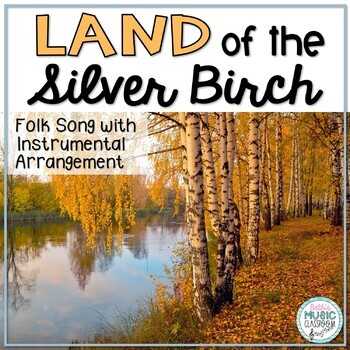Preview of Land of the Silver Birch - Native American Folk Song with Orff Accompaniment