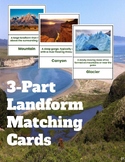 Landform 3-Part Matching Cards