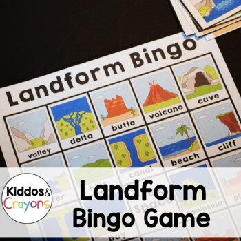 Preview of Landform Bingo Game