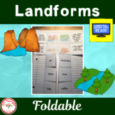 Landforms Foldable
