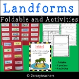 Landforms Foldable and Activities